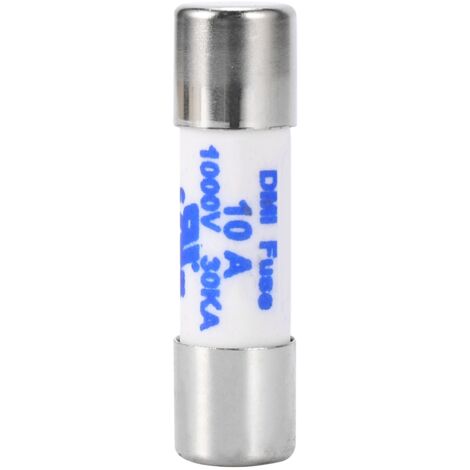 SIBA 10A 1000V Ceramic Fuse - 10mm X 38mm, F10A, Fast Shipping (5019906) - Made In Germany