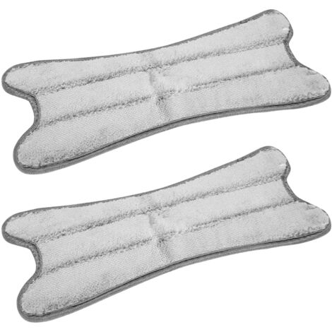 1 Set 2 Pcs Fiber Flat Floor Cleaning Cloth X Type Replace Mop Household Accessories