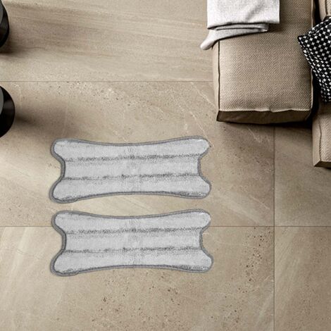 1 Set 2 Pcs Fiber Flat Floor Cleaning Cloth X Type Replace Mop Household Accessories
