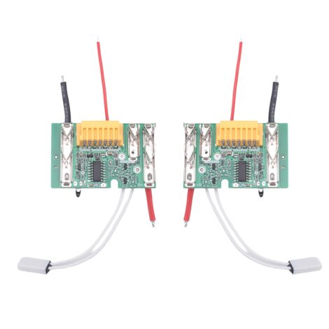 2Pcs PCB Circuit Module Board Parts 18V Battery Chip Replacement