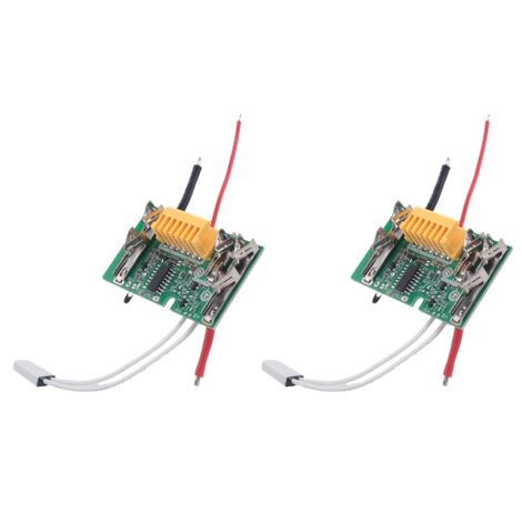 2Pcs PCB Circuit Module Board Parts 18V Battery Chip Replacement