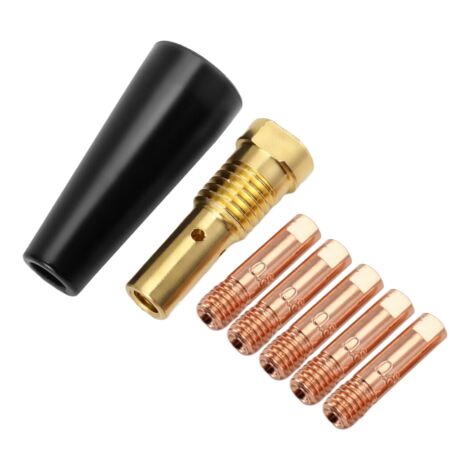 4-Pack Gasless Nozzle Tips For Flux Cored Wire Welding – Fits Magnum Pro 100L & KP1939-1 Welding Parts – Heat-Resistant Insulating Nozzles