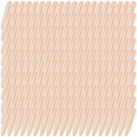 200 Packs Pocket Hole Plugs Solid Wood Dowels Jig Paint Grade Hardware Wooden Filler