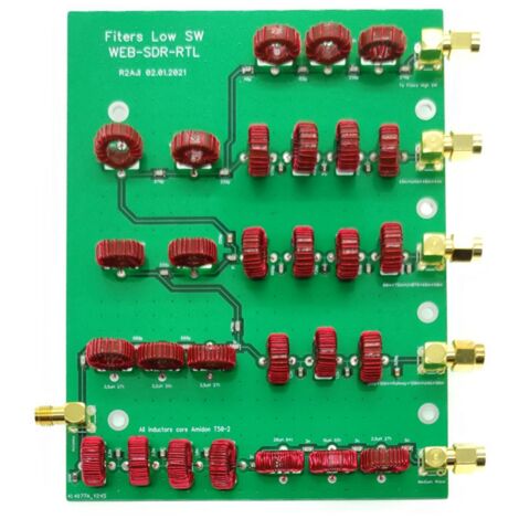 Filtre Passe-bas HF Pour Ondes Courtes - 10 Bandes 1.8-54 MHz, 1500W, Support SSB/FM | Carte électronique