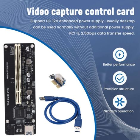 PCIE PCI-E PCI Express X1 to Riser Card Bus for Desktop PC