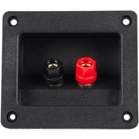 90x78mm Square Binding Post Type Speaker Box Terminal Cup Wire Connector Board