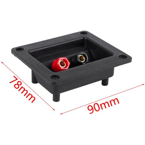 90x78mm Square Binding Post Type Speaker Box Terminal Cup Wire Connector Board