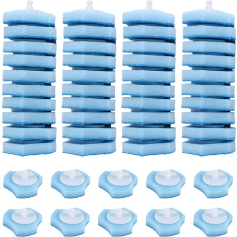 50PCS Toilet Stick Replacement,Toilet Cleaner Replacement Disposable Brush Head for