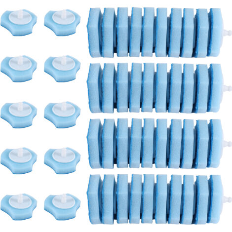 50PCS Toilet Stick Replacement,Toilet Cleaner Replacement Disposable Brush Head for