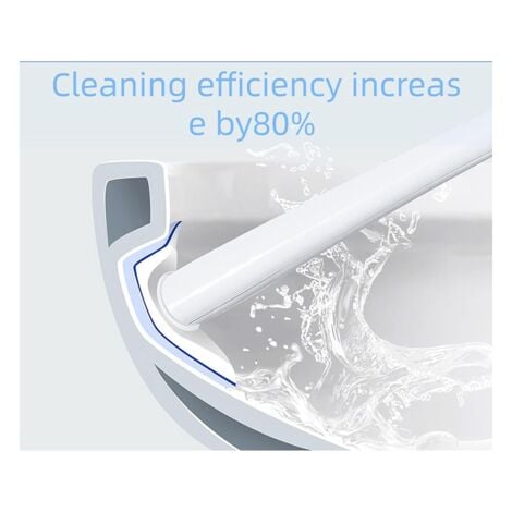Upgraded Toilet Brush Wand Disposable Toilet Cleaning Wand Refills Bowl Scrubbers Heads-40X