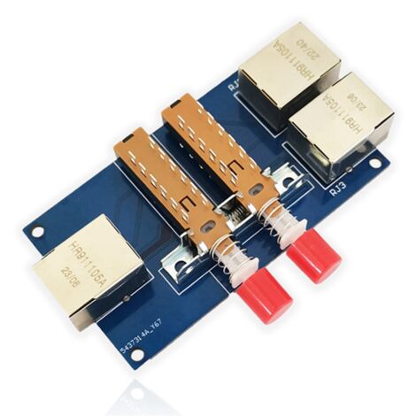 Network Port Switcher 2-Port Rj45 Internal and External Cable Broadband ...