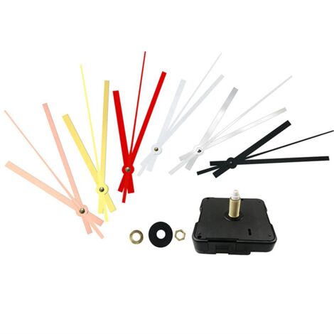 1Set DIY Quartz Silent Wall Clock Mechanism Central Movement Kit for ...