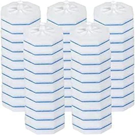 50PCS Upgraded Toilet Brush Wand Disposable Cleaning Head Compatible Refills