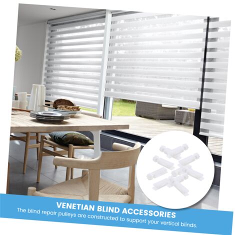 Window Frame Stem 30Pcs Vertical Blind Stem Replacement White Stems for Window Carrier