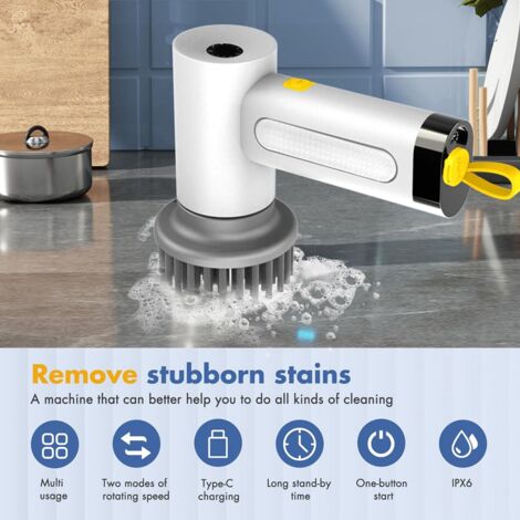 Electric Cleaning Brush, Scrubber for Bathroom and Joints, Brush Household, Perfect Kitchen