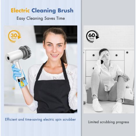 Electric Cleaning Brush, Scrubber for Bathroom and Joints, Brush Household, Perfect Kitchen