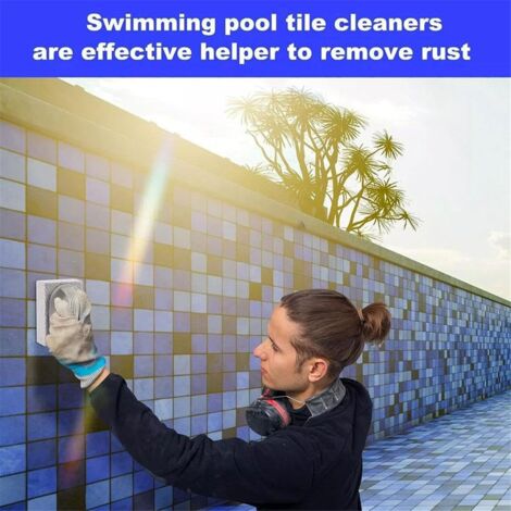 Clear Pool Blocks 5PCS Hand-Held Pools Pumice Stone, Pool Cleaning Blocks with Handle ...