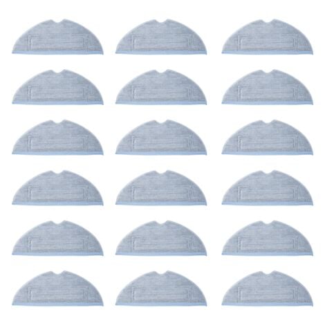 18Pcs Replacement Mop Cleaning Cloth for S7 T7 T7Plus Robot Vacuum Cleaner Spare Parts