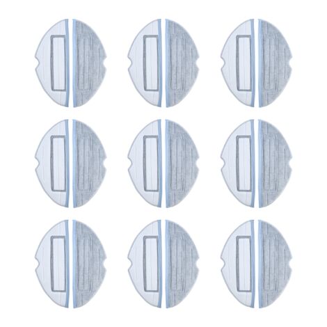 18Pcs Replacement Mop Cleaning Cloth for S7 T7 T7Plus Robot Vacuum Cleaner Spare Parts