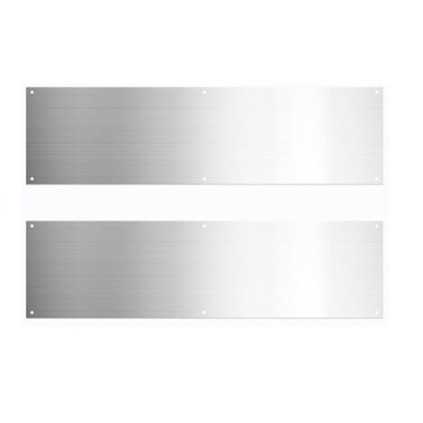 2 Pieces Door Kick Plate Kick Plates For Exterior Doors Aluminum Kick | Pricetronic