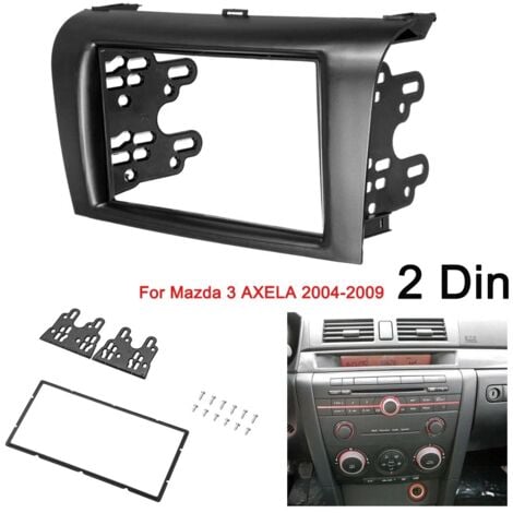 2DIN Car Stereo Radio DVD Fascia Fascias Dash Panel Plate Trim Kit Frame Cover for 3 AXELA 2004-2007 2008 2009