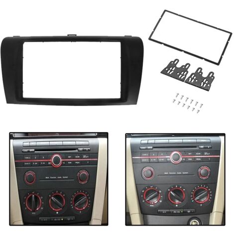 2DIN Car Stereo Radio DVD Fascia Fascias Dash Panel Plate Trim Kit Frame Cover for 3 AXELA 2004-2007 2008 2009