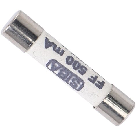1000V 500mA 6.3 x 32mm White Ceramic Fuse for Multimeter