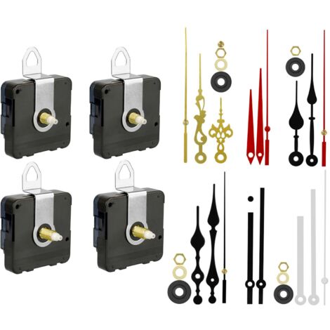 4PCS Wall Quartz Clock Movement Mechanism DIY Replacement Repair Tool ...
