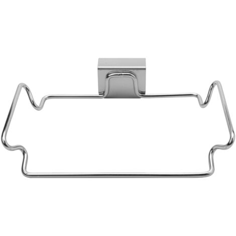 Stainless Steel Trash Bag Shelf Storage Multifunctional Kitchen Hanging ...