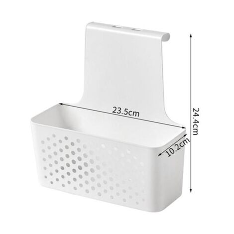 1PCS Wall-Mounted Household Trash Can Kitchen Cabinet Door Hanging Basket Storage Boxes