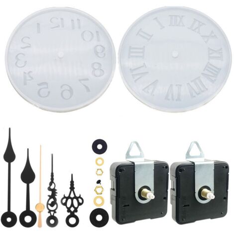 Silent Clock Movement Mechanism with 2 Different Pairs Of Repair Parts ...