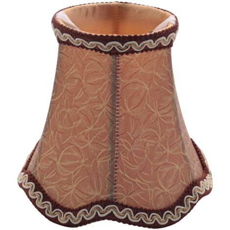 Chandelier Lamp Shades Fabric Cloth Clip on Light Cover Drum Shade ...