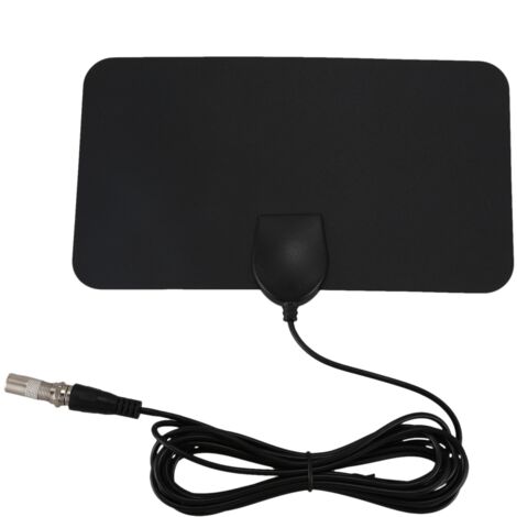 Flat HD Digital Indoor Zoom TV Antenna HDTV 50 Mile Range TVFox VHF UHF DVB