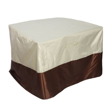 Chairs Covers Waterproof Stackable Balcony Chair Cover Outdoor Furniture Thick Fits 31 X 38 35 Inches (Beige)