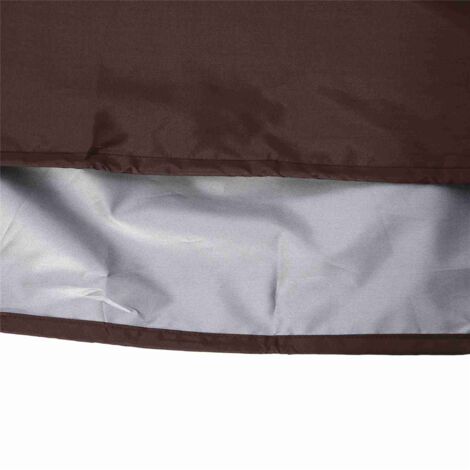 Chairs Covers Waterproof Stackable Balcony Chair Cover Outdoor Furniture Thick Fits 31 X 38 35 Inches (Beige)