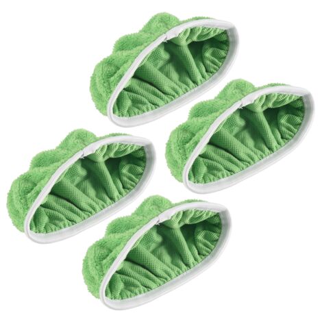 4PCS Mop Pads Refill for Sweeper Mop-Dry Sweeping Cloths&Wet Mopping Cloths Washable Household Cleaning