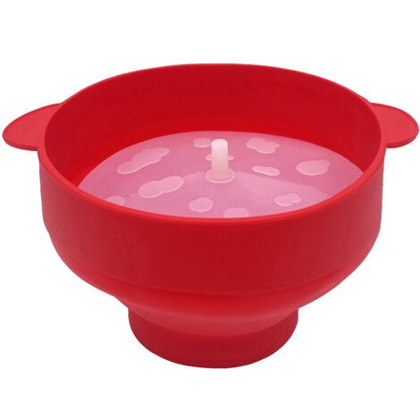 Popcorn Popper with Lids - Silicone Maker Bowls Container