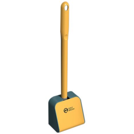 Silicone Brush Golf Toilet Long Handle No Dead-End Cleaning Home Tool -2