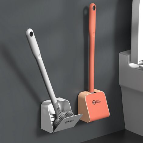 Silicone Brush Golf Toilet Long Handle No Dead-End Cleaning Home Tool -2