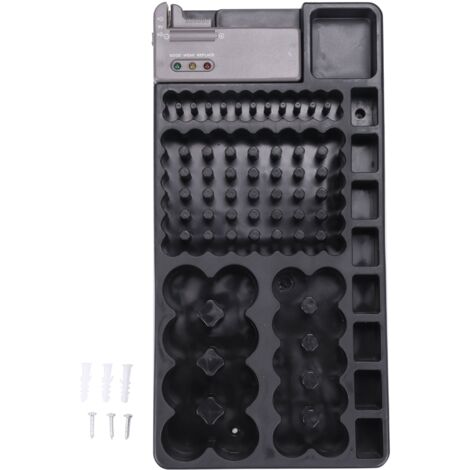 Battery Storage Organizer Holder with Tester - Rack Case Box Holders ...
