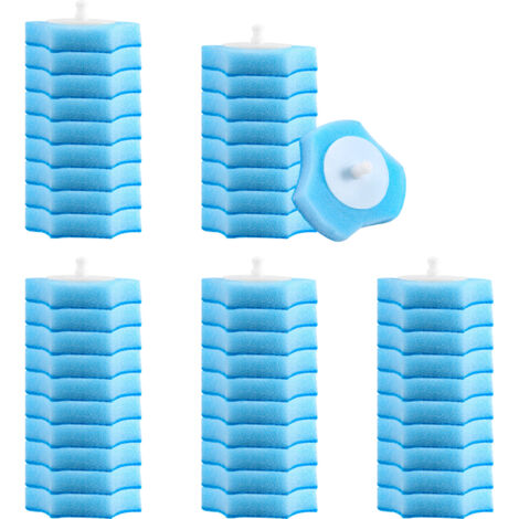 Disposable Toilet Cleaning System Flushable Refill Fresh Brush Refills - 48