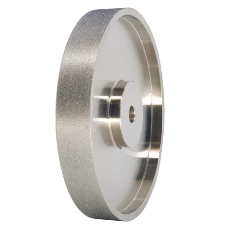 CBN-slijpschijf, 6 inch diameter x 1 inch breed, met 1/2 inch prieel, diamantslijpschijf voor het slijpen van HSS, 240 Grit