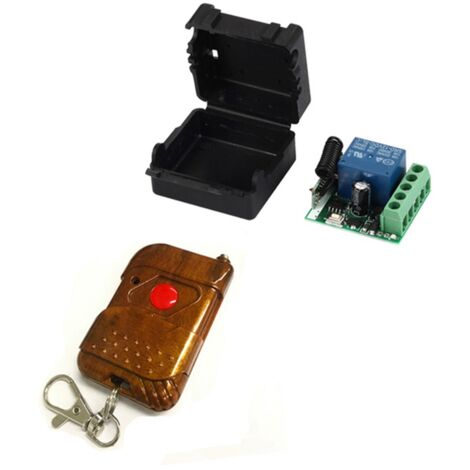 thumbnail image 2 of DC 12V 10A Relay 1CH Wireless RF Remote Control Switch Kit – Transmitter + Receiver 2 of 6