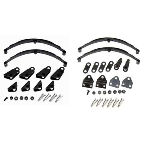 Front & Rear Hard Leaf Springs Suspension Steel Bar for 1/14 RC Tractor ...