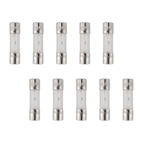 Fuse 20mm Glass 6.3 Amp Antisurge Slowblow "T" Pack10