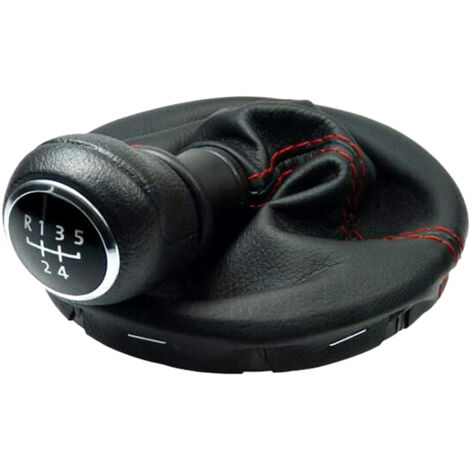 Gear Shift Knob Kit, 5 Speed ​​Car Pookknop Versnellingspook Gaiter Boot Kit Voor T5/T6 2003 2004 2005 2006 2007 2008 2009 2010 2011