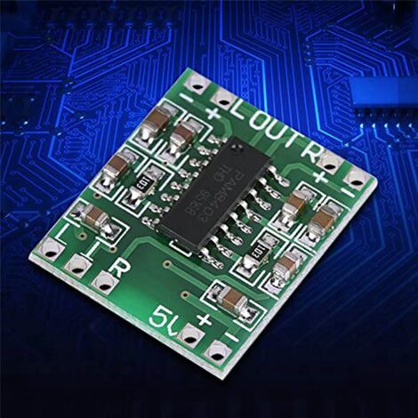 15Pcs Digital Power Amplifier Board, 2X3W D-Type Audio Module PAM8403 DC 5V