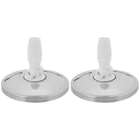 2X Rotating Mop Head Household Stainless Steel Floor Replacement Automatic Wringing Home Tools