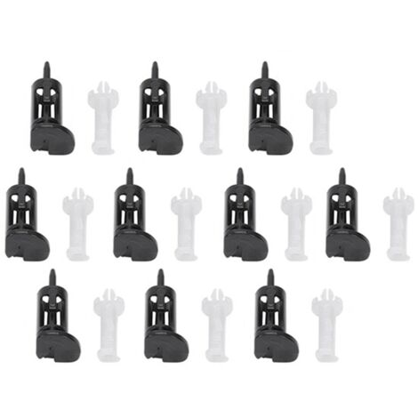 10Pcs Plastic Clip for CPU Heatsink Cooler Fan 4 Way