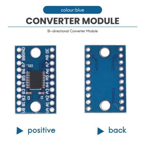 5 PCS 8-Channel Bi-Directional Logic Level Converter Module - 3.3V To 5V TTL 10 thumbnail image
